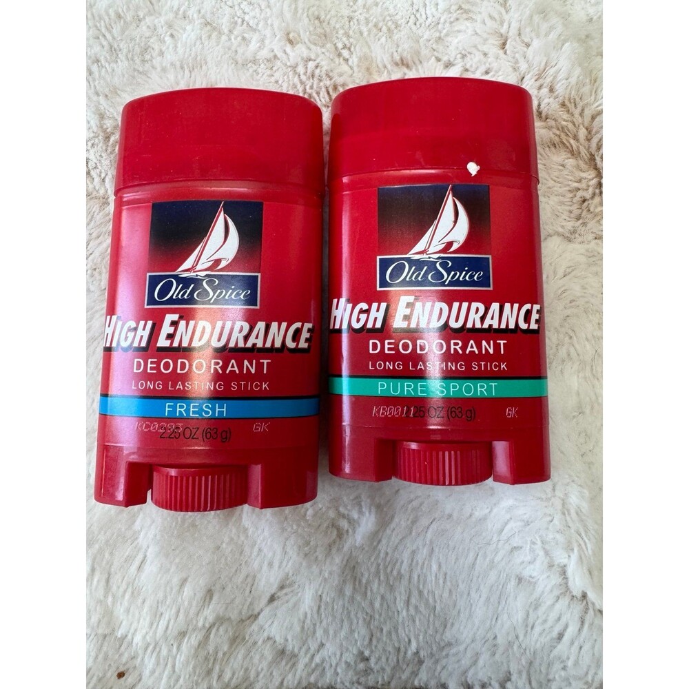VTG Old Spice Stick Deodorant 2.25 Oz. Pure Sport & Fresh Scent 24 Hr Protection